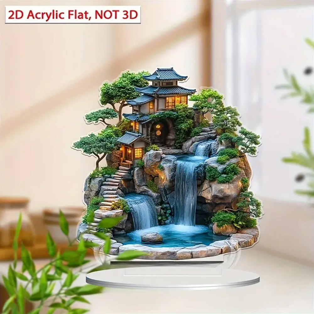 2D Flat, 1pc Bohemian Japanese - Desk Setup Retro のレビューと価格
