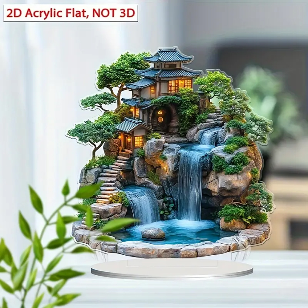 2D Flat, 1pc Bohemian Japanese - Desk Setup Retro のレビューと価格