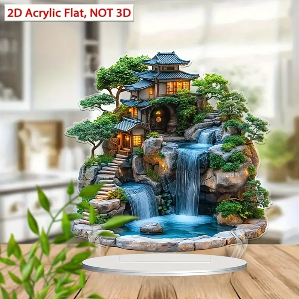 2D Flat, 1pc Bohemian Japanese - Desk Setup Retro のレビューと価格