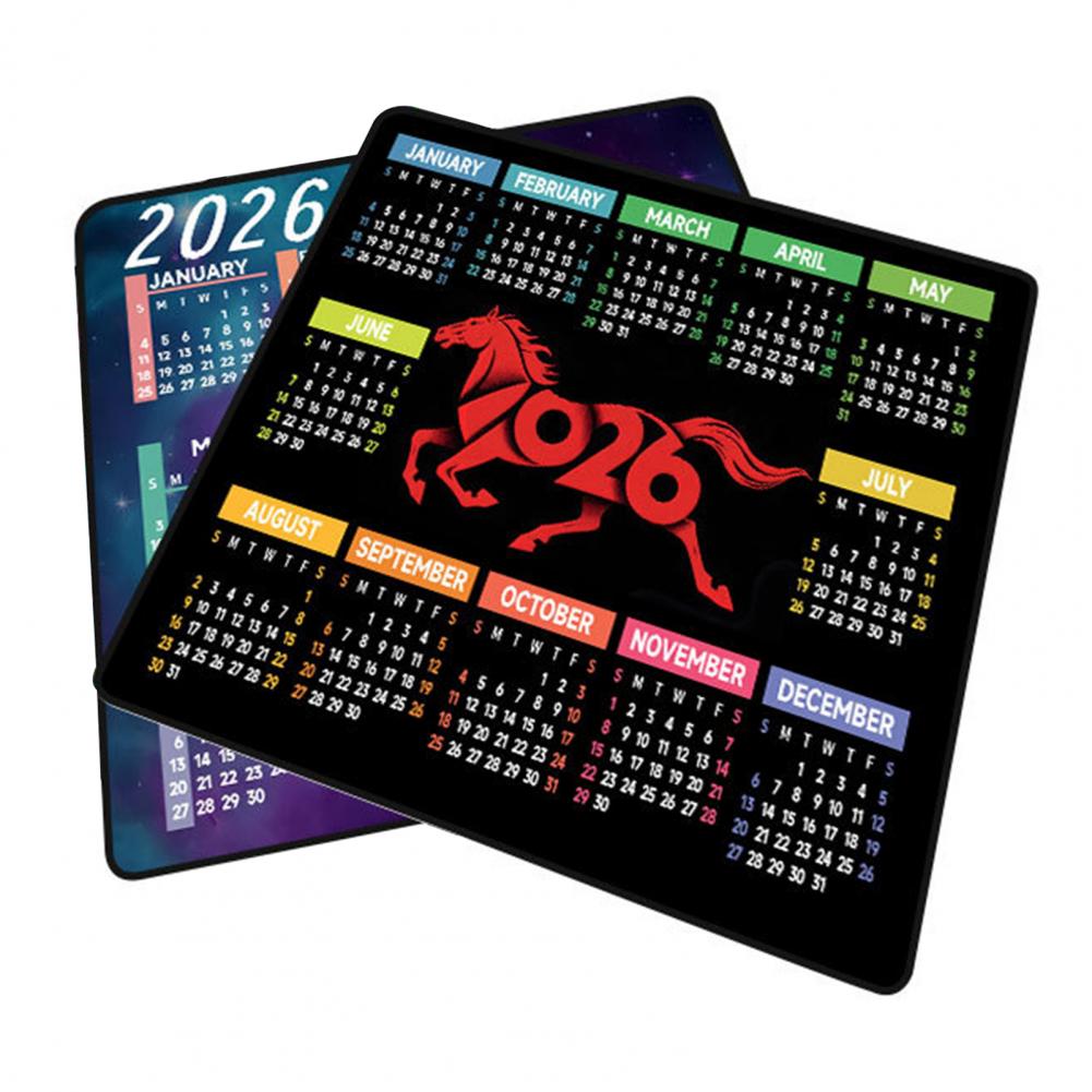 2026 Calendar Mouse Pad Waterp - Rubber Mat Desk のレビューと価格