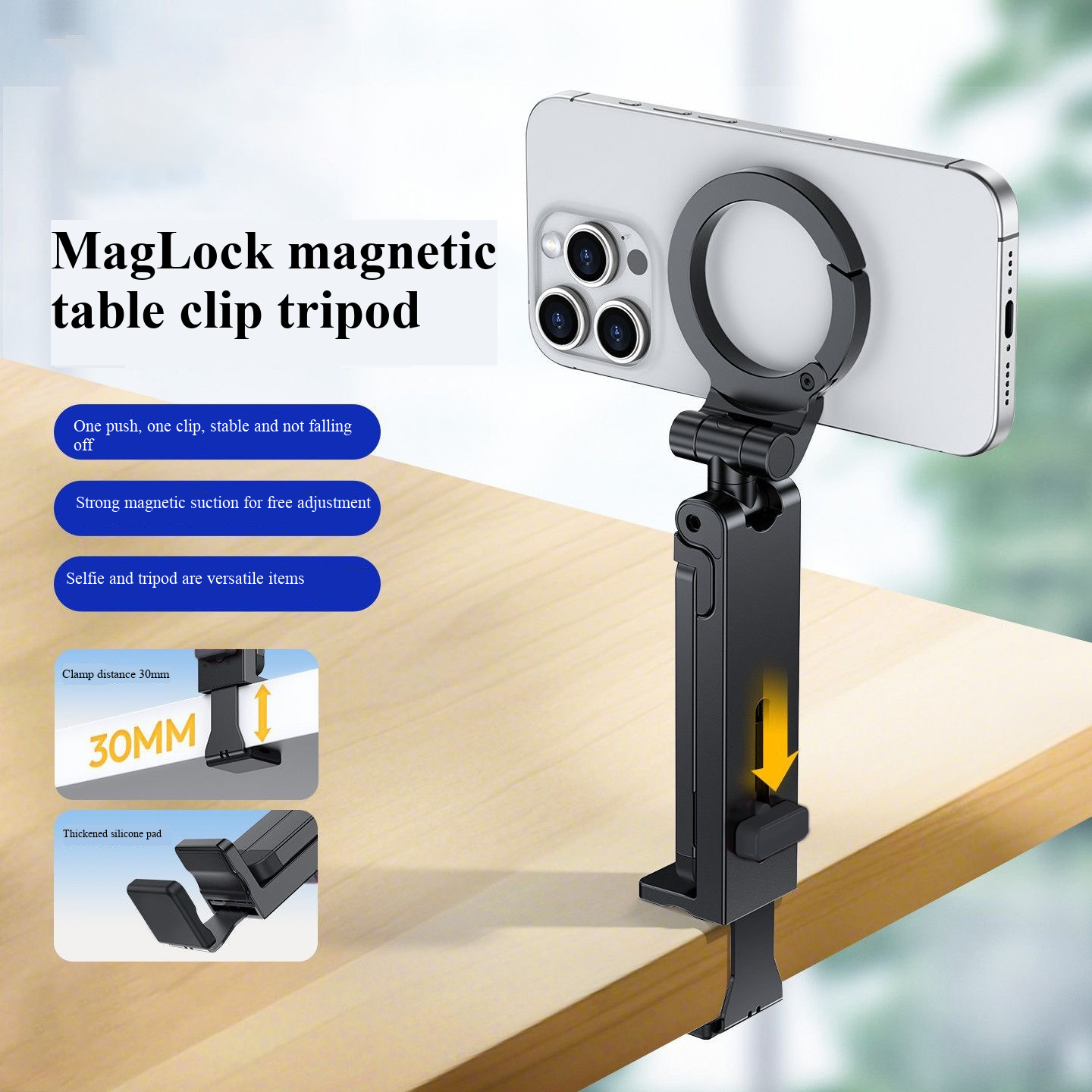 New magnetic phone holder, des - Desk Setup Desk のレビューと価格