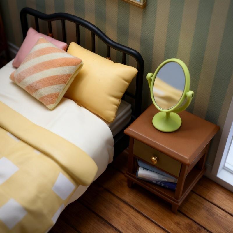 1Pcs Miniature Retro Mirror Dr - Desk Setup Retro のレビューと価格