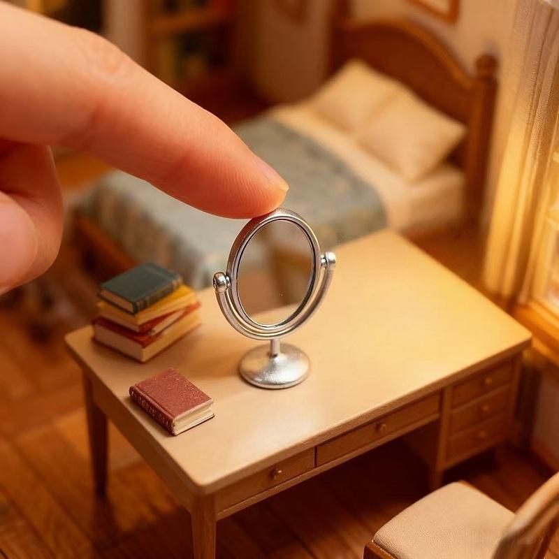 1Pcs Miniature Retro Mirror Dr - Desk Setup Retro のレビューと価格