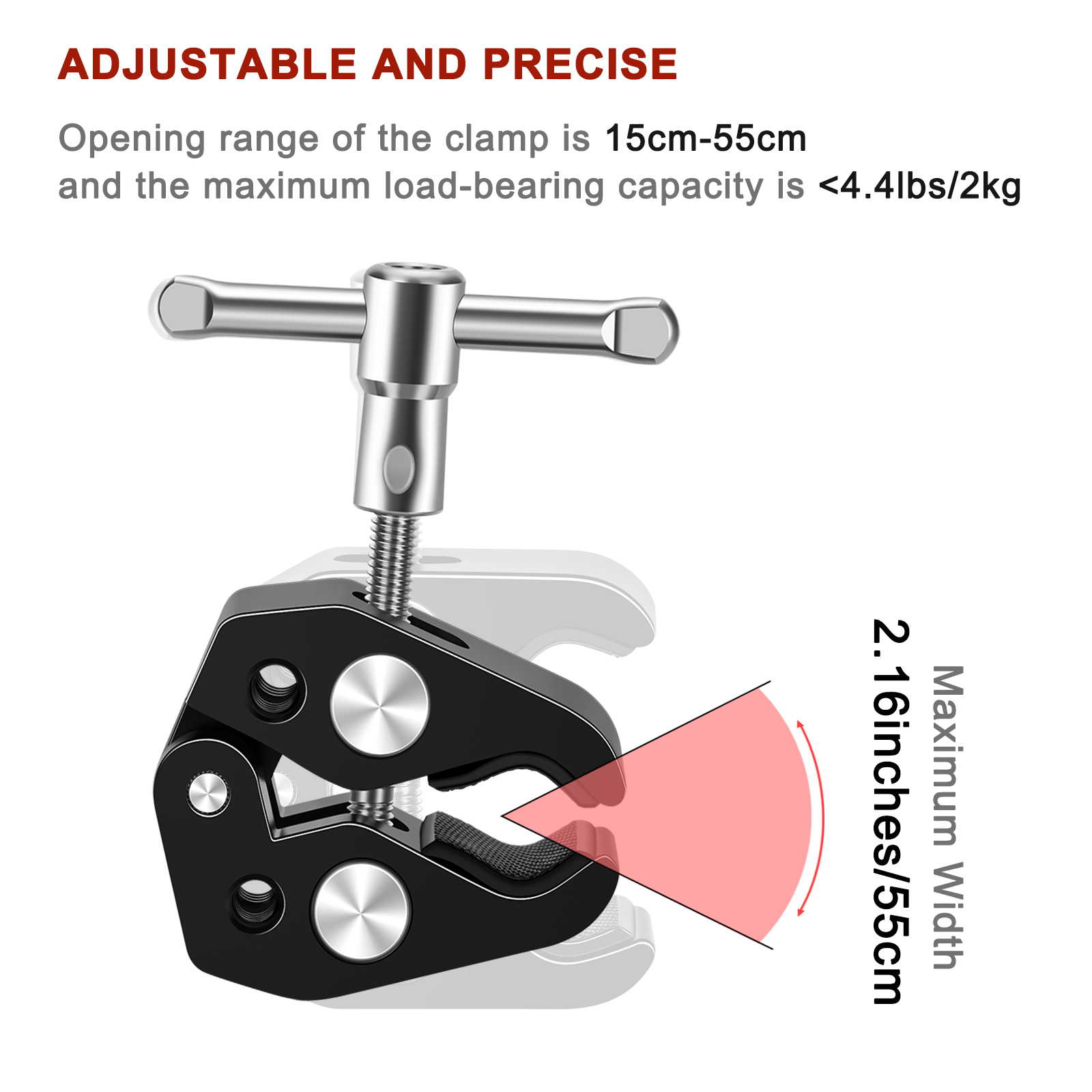 Lanxire Aluminum Crab Clip Sup - Monitor Arm Clamp のレビューと価格