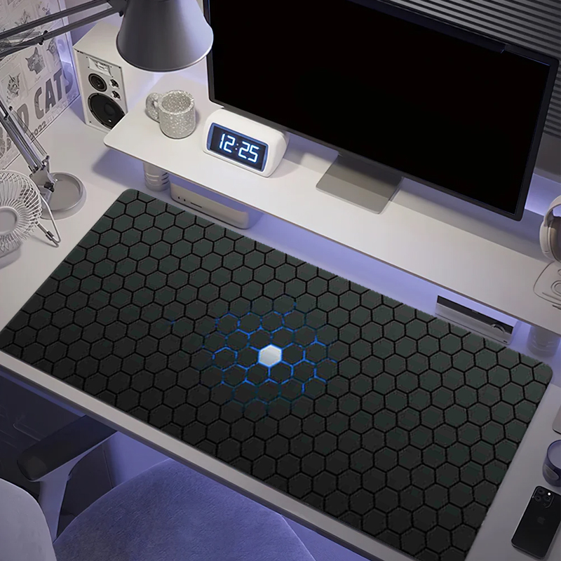 Hexagon Large Gaming Mouse Pad - Rubber Mat Desk のレビューと価格