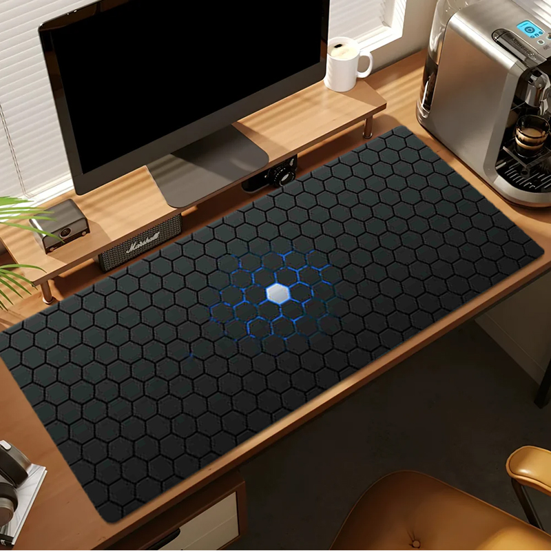 Hexagon Large Gaming Mouse Pad - Rubber Mat Desk のレビューと価格