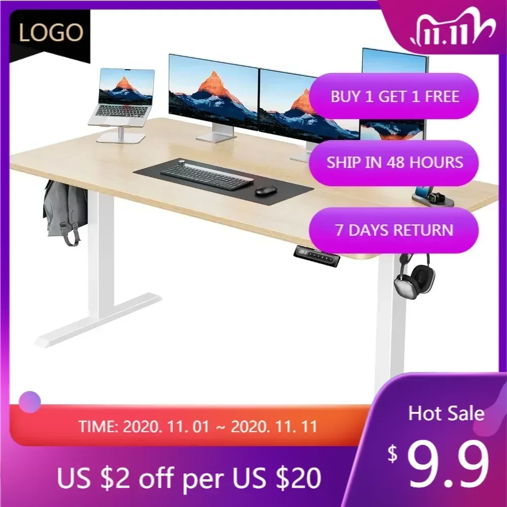 HUANUO 55 x 28 Electric Standi - Desk Setup Headphone Stand のレビューと価格