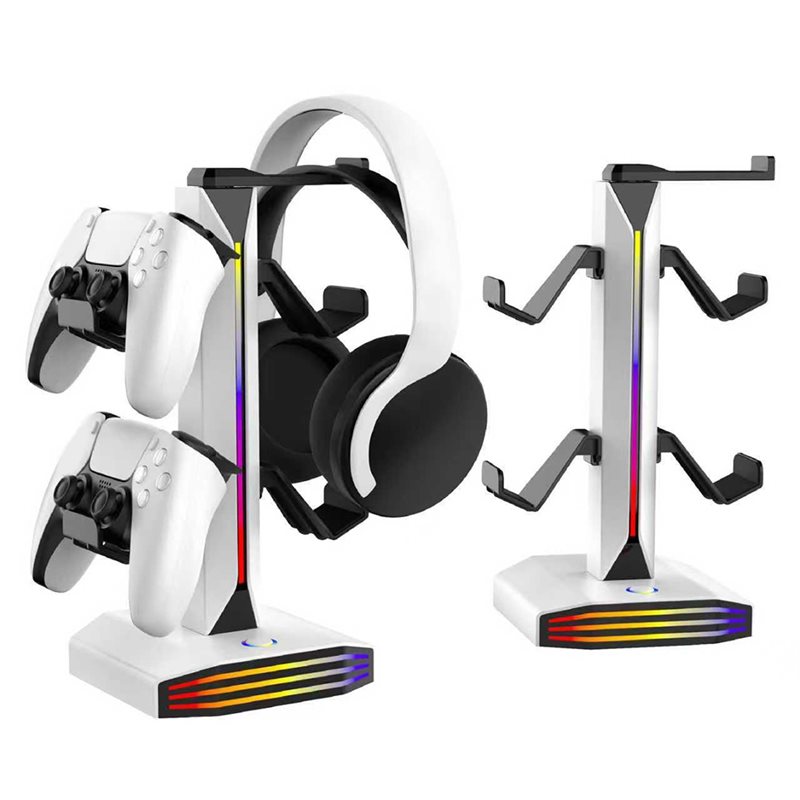 B47C RGB Earphone Rack For PC  - Desk Setup Headphone Stand のレビューと価格