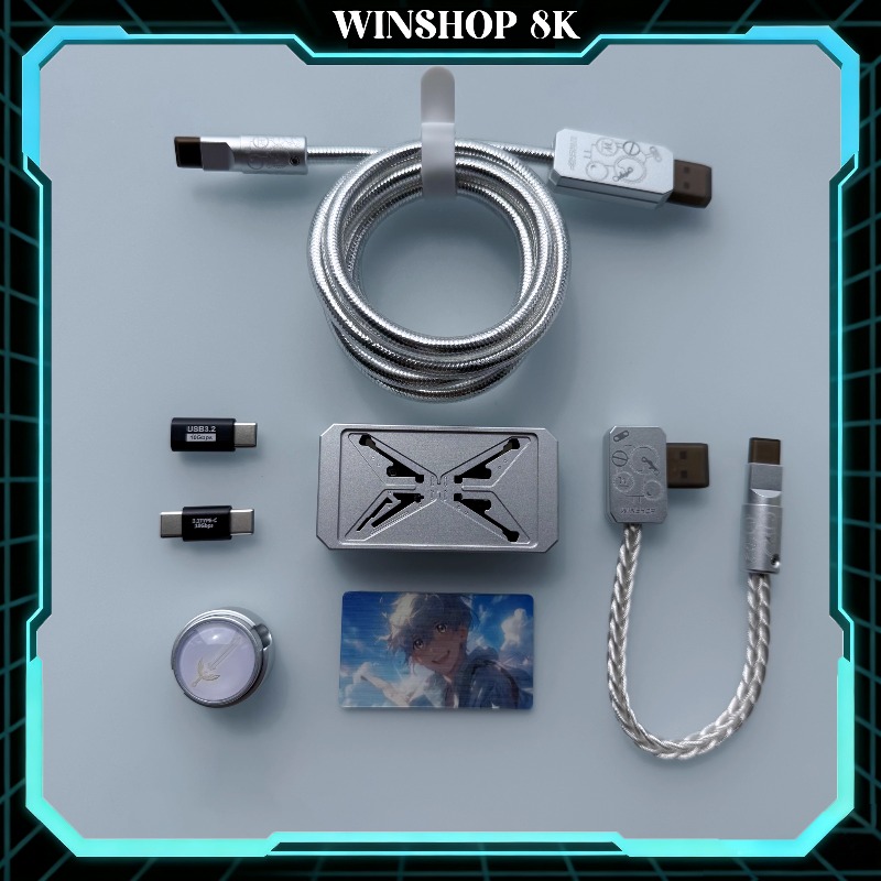 WINSHOP Esports HUB Dual-In 4- - Desk Setup Accessories Aesthetic のレビューと価格