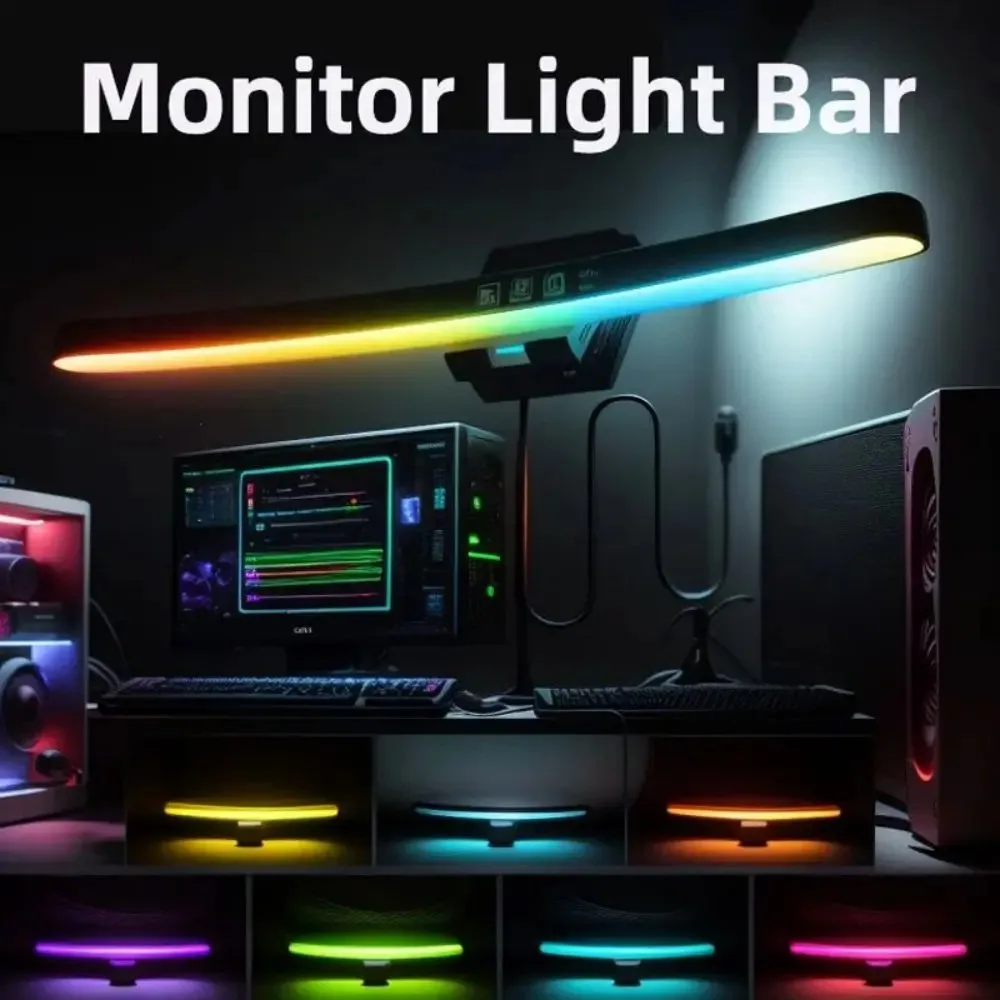 Curved Monitor Light Bar 3 Col - Desk Setup Modern のレビューと価格