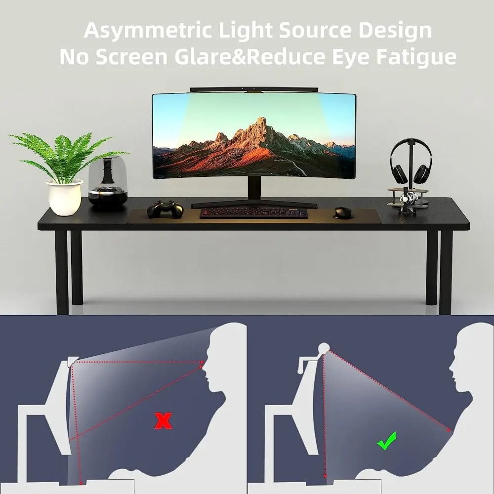 Curved Monitor Light Bar 3 Col - Desk Setup Modern のレビューと価格