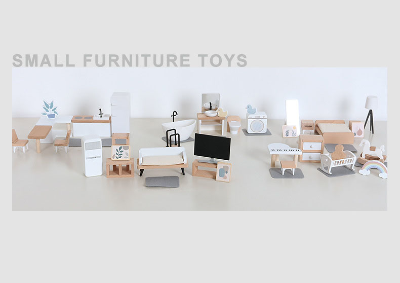 Modern dollhouse furniture kit - Desk Setup Modern のレビューと価格