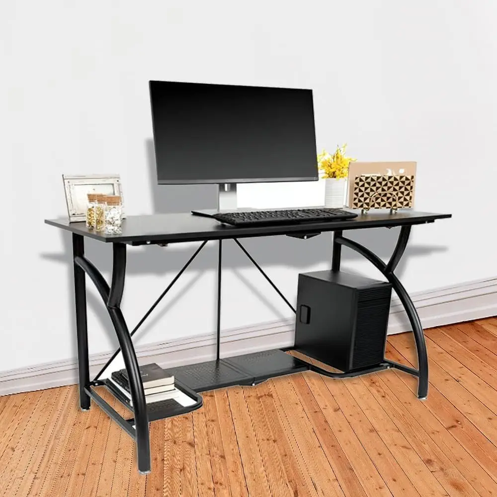 Space-Saving Foldable Desk for - Desk Setup Dual Monitor のレビューと価格