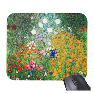Gustav Klimt Flowers Floral Mo - Desk Setup Gadgets のレビューと価格