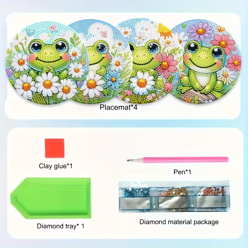 4-piece frog patterned wooden  - Desk Setup Modern のレビューと価格