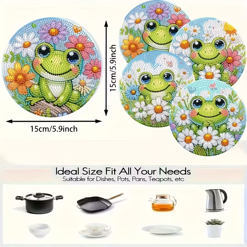 4-piece frog patterned wooden  - Desk Setup Modern のレビューと価格