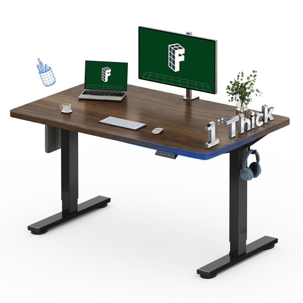 48x30 OnePiece Electric Standi - Desk Setup For Studying のレビューと価格