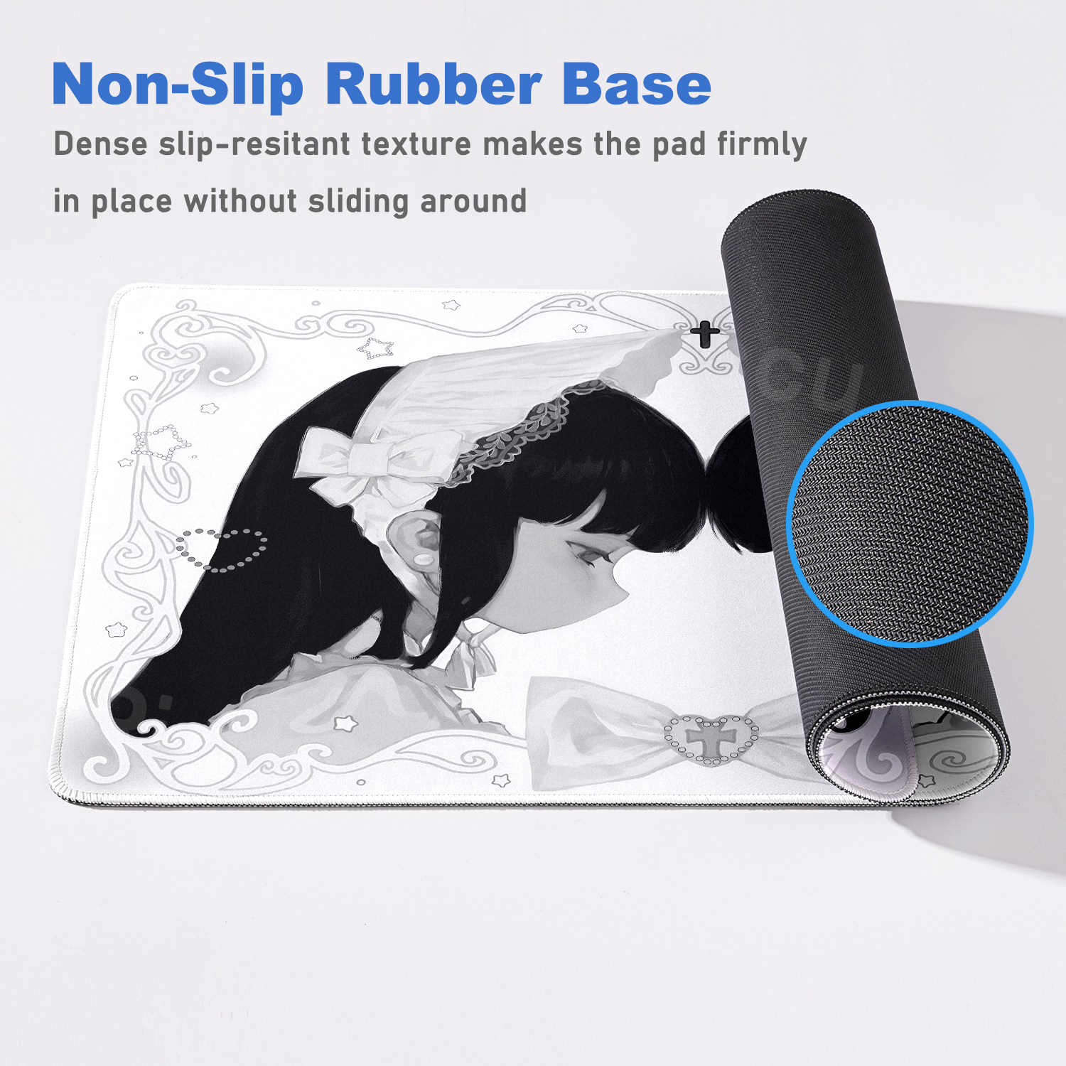 Black And White Mousepad Aesth - Desk Setup Accessories Aesthetic のレビューと価格
