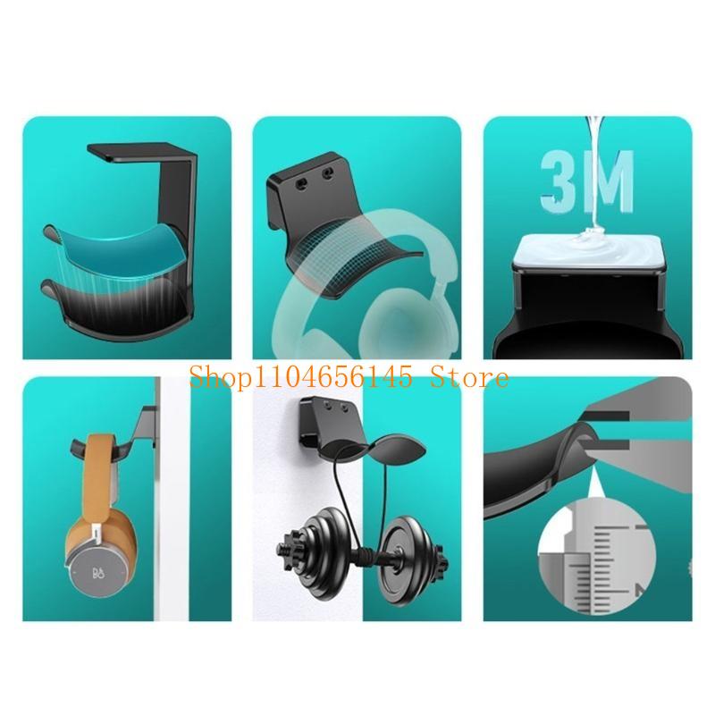 5asd Wall Mount Headphones Sta - Desk Setup Headphone Stand のレビューと価格