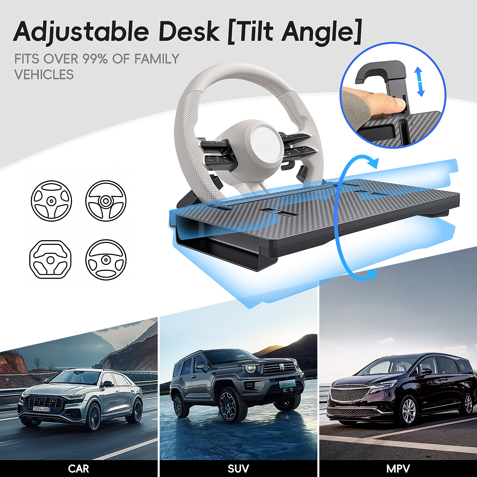 High-Grade Universal Car Steer - Desk Setup Desk のレビューと価格