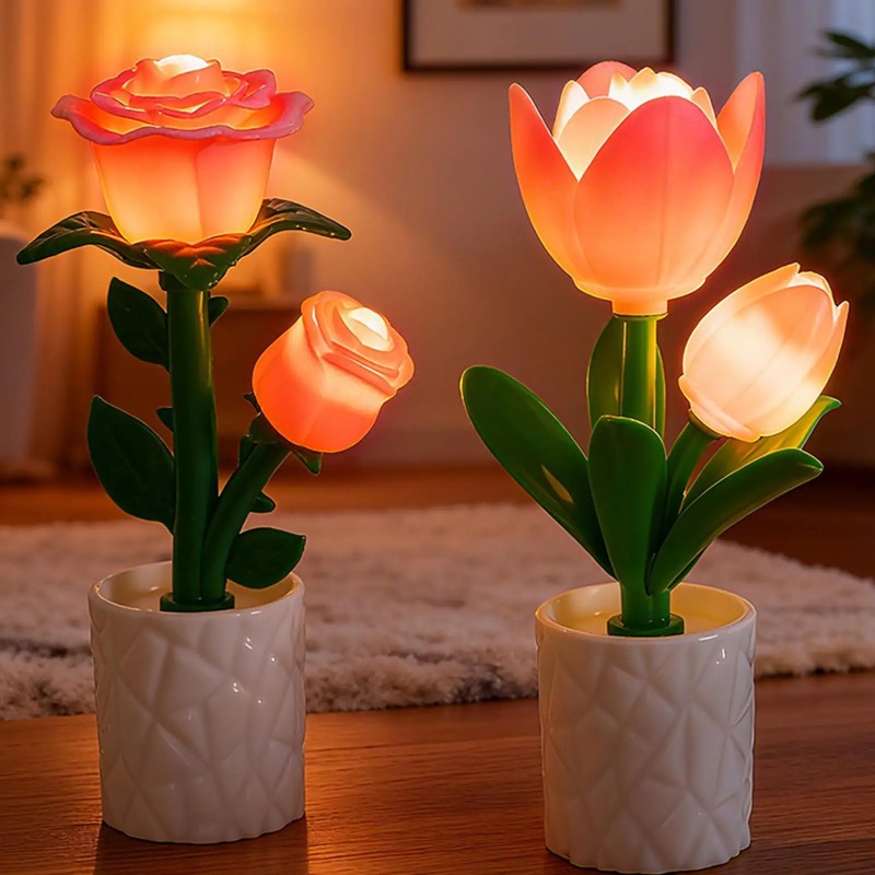 Creative Ornament Tulip Flower - Desk Setup Gadgets のレビューと価格