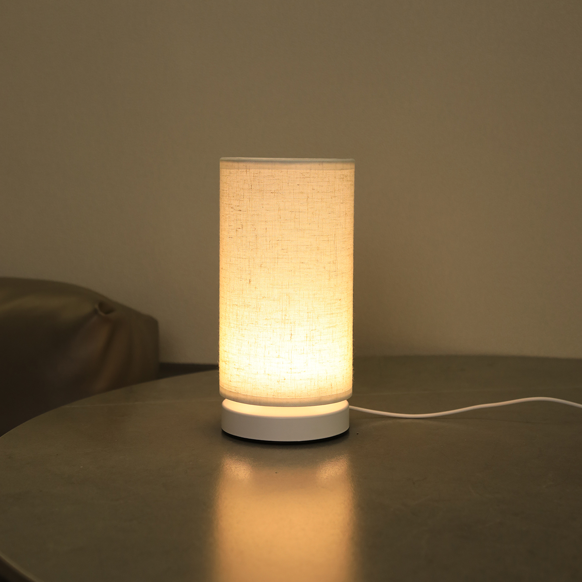 Fabric cylinder desk lamp line - Desk Setup Gadgets のレビューと価格