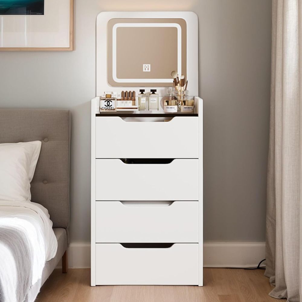 3 in 1 Vanity Desk with Mirror - Desk Setup Desk のレビューと価格