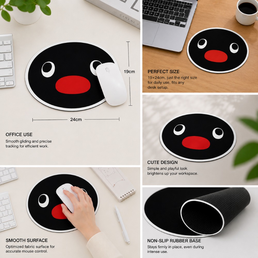Cute Penguin Expression Mouse  - Desk Setup Cute のレビューと価格