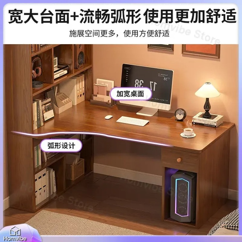 L Shaped Computer Desk with Bo - Desk Setup Dual Monitor のレビューと価格