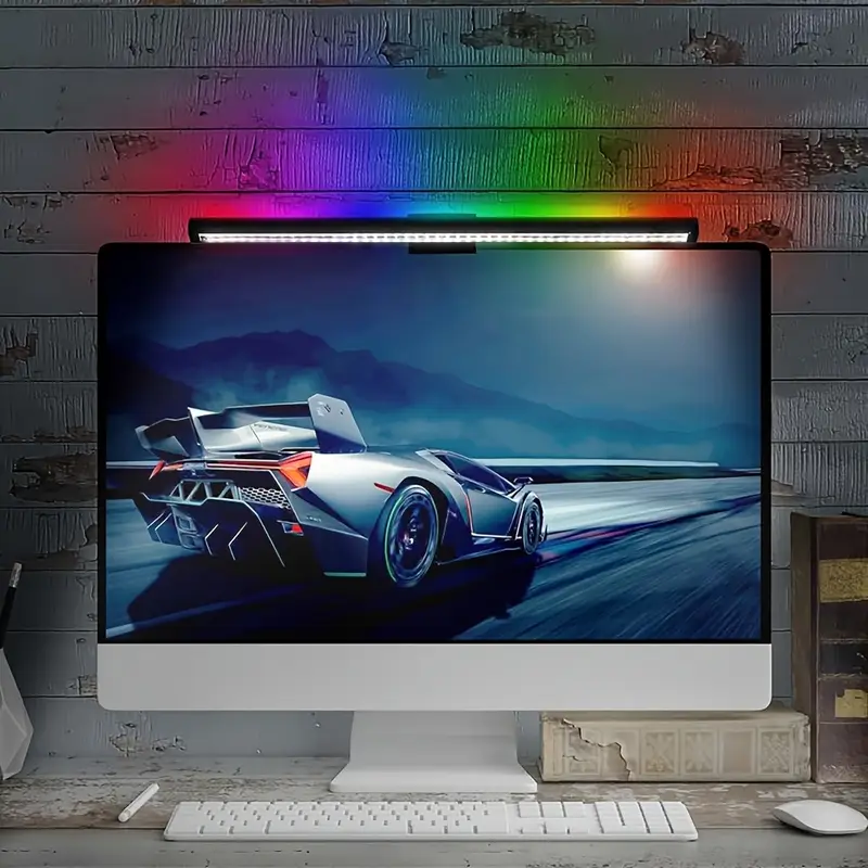 40CM RGB Atmosphere Table Lamp - Desk Setup Modern のレビューと価格