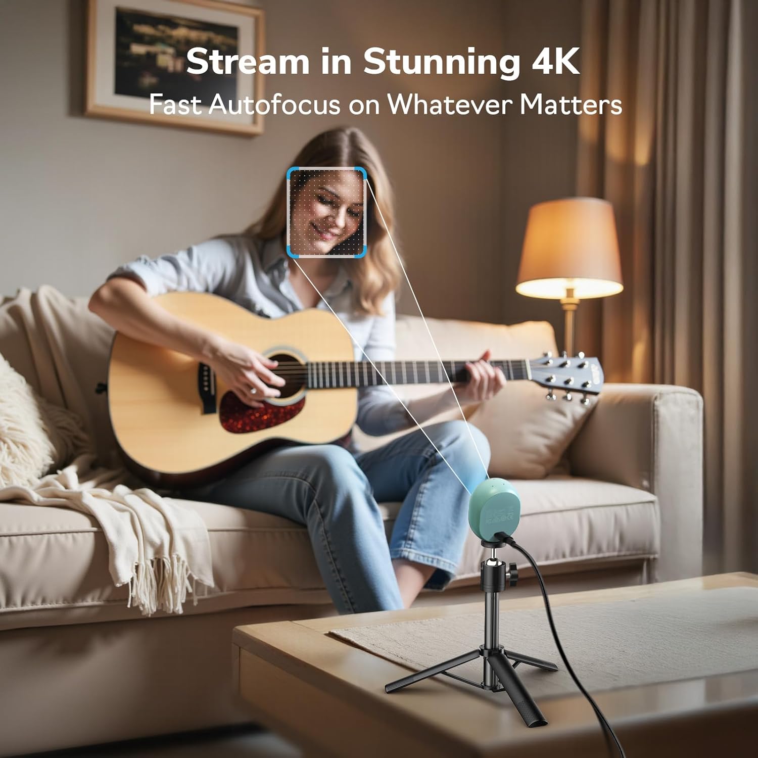 4K Webcam EMEET Dual-Camera AI - Desk Setup Streaming のレビューと価格