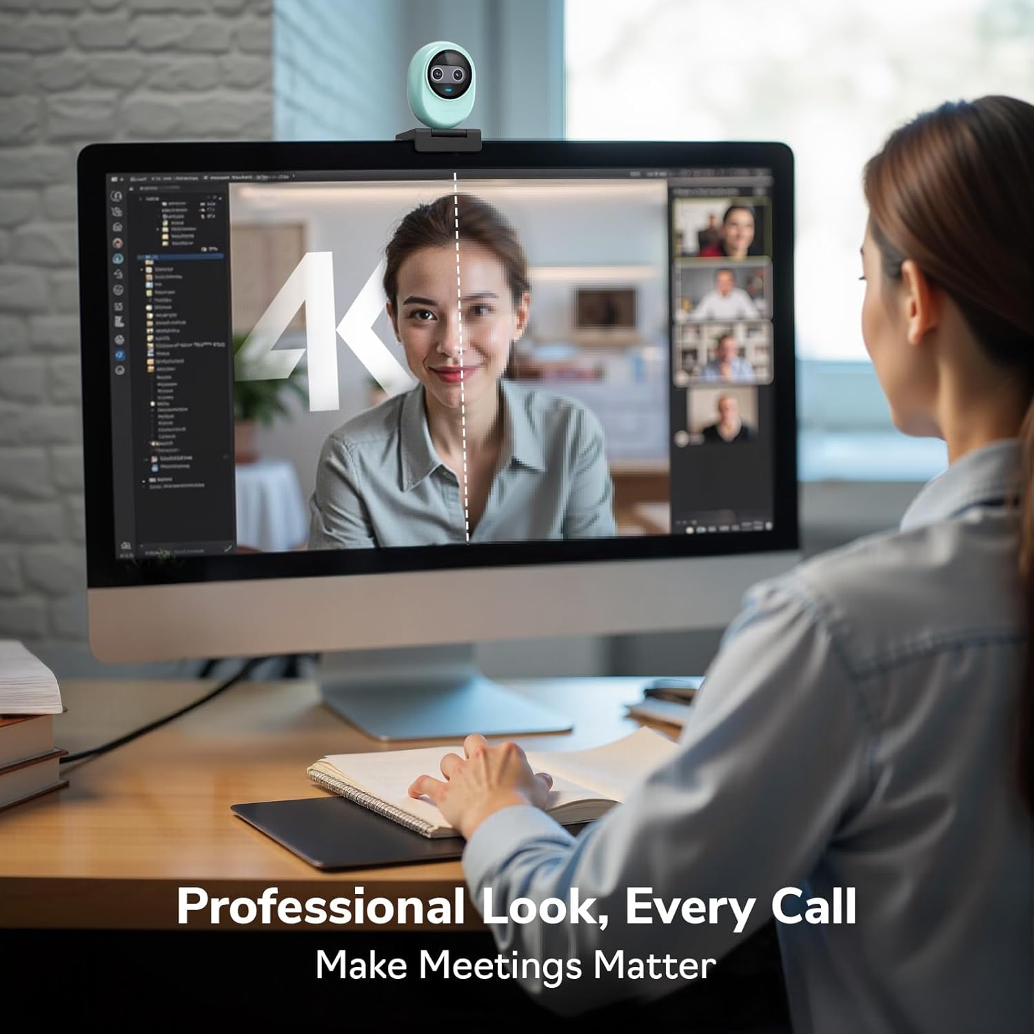 4K Webcam EMEET Dual-Camera AI - Desk Setup Streaming のレビューと価格