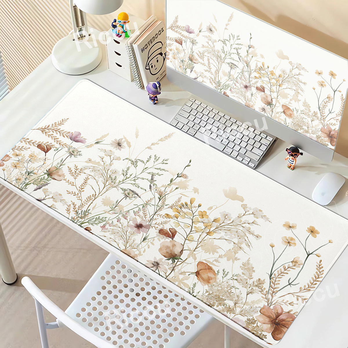 Bohemian-Style Floral Plants M - Desk Setup Accessories Aesthetic のレビューと価格