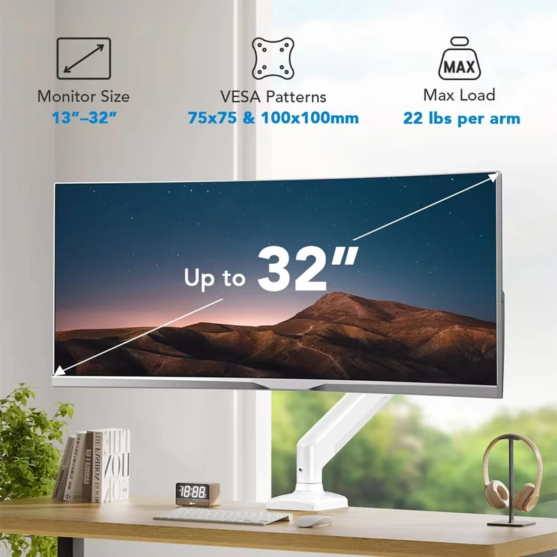 Home Household Single Monitor  - Monitor Arm Clamp のレビューと価格