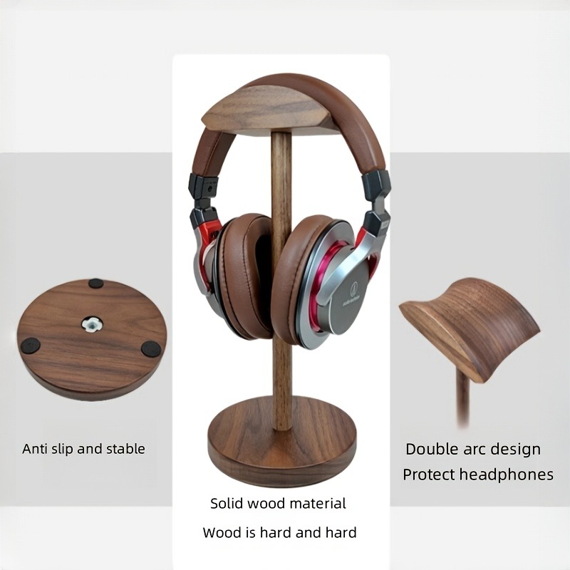 PGY Wooden Headphone Stand Erg - Desk Setup Headphone Stand のレビューと価格