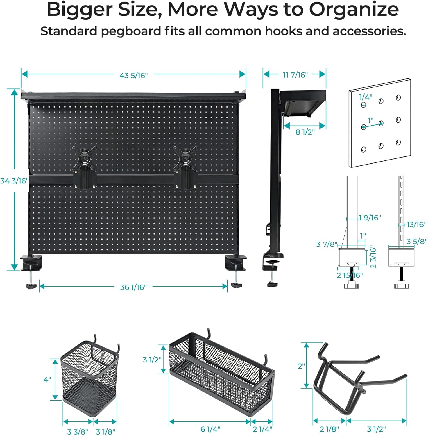 Dual Monitor Stand with Steel  - Desk Setup Dual Monitor のレビューと価格
