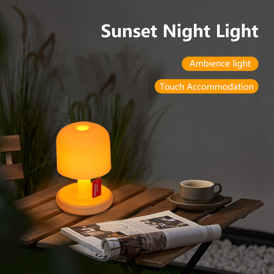 Sunset Lamp Mini Touch Night L - Desk Setup Desk のレビューと価格