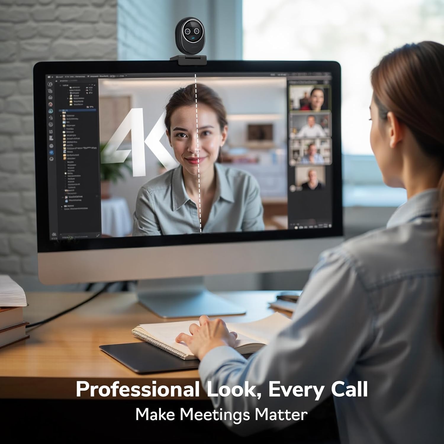 Webcam 4K EMEET Dual-Camera AI - Desk Setup Streaming のレビューと価格