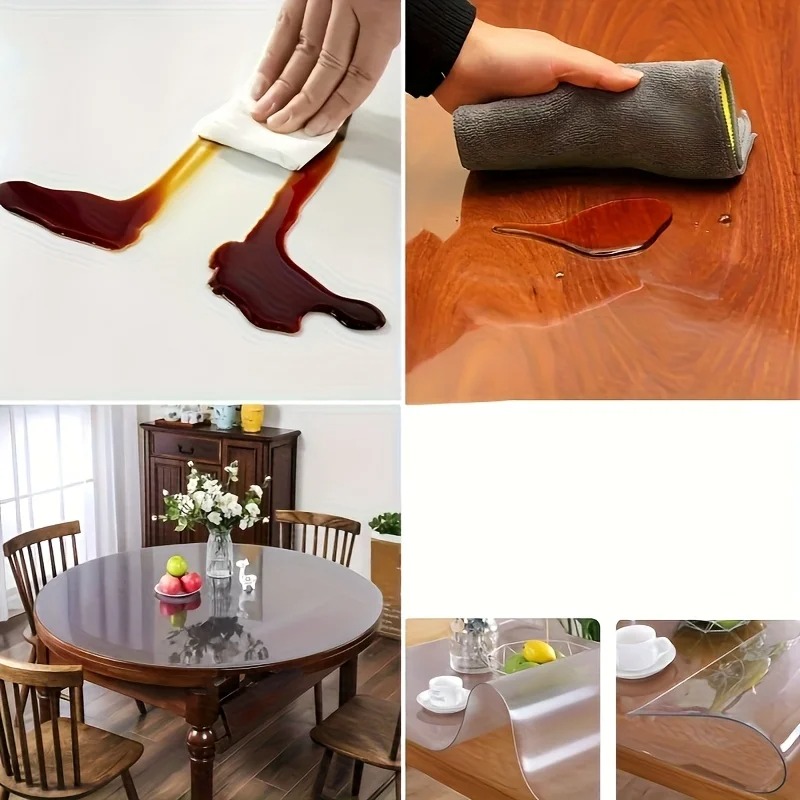 1pc 100/110/120cm Clear PVC Ro - Desk Setup Desk のレビューと価格