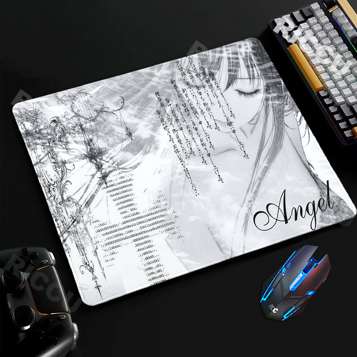 Anime Girl Aesthetics Mouse Pa - Desk Setup Accessories Aesthetic のレビューと価格