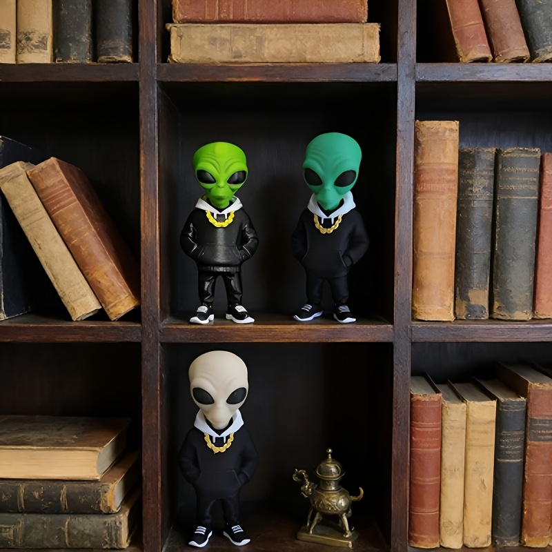 1 Piece Green Alien Figure wit - Desk Setup Home のレビューと価格