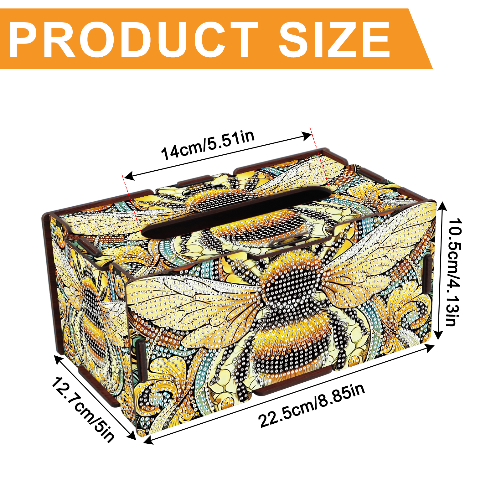 Diamond Art Painting Tissue Bo - Desk Setup Modern のレビューと価格