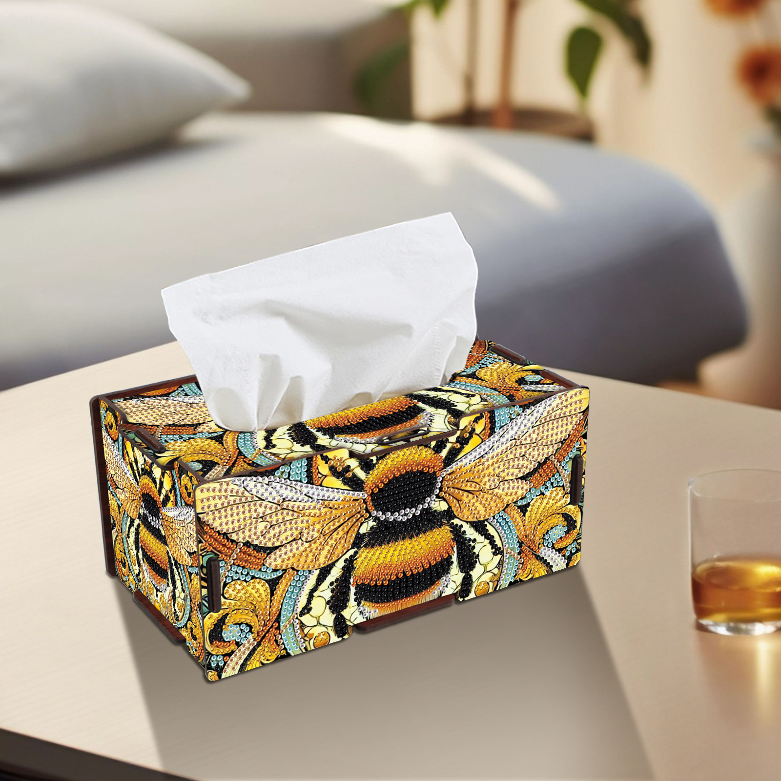 Diamond Art Painting Tissue Bo - Desk Setup Modern のレビューと価格
