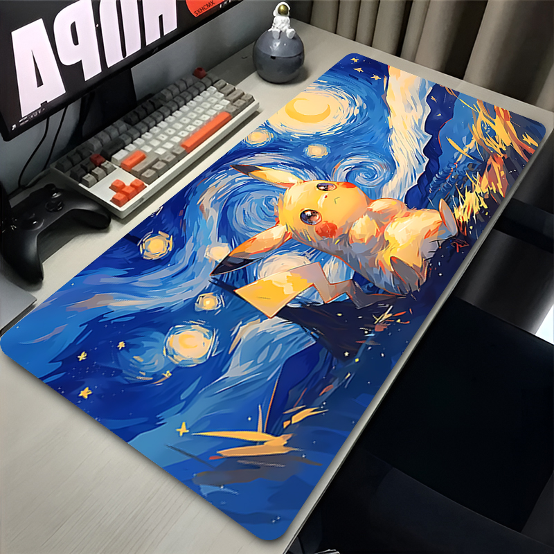 Mouse Pad P-pokemon Pikachu Co - Desk Setup Accessories のレビューと価格