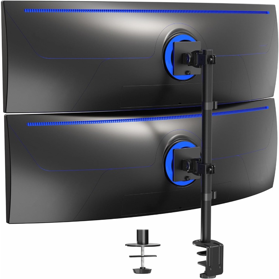 Dual Vertically Stacked UltraW - Desk Setup Dual Monitor のレビューと価格
