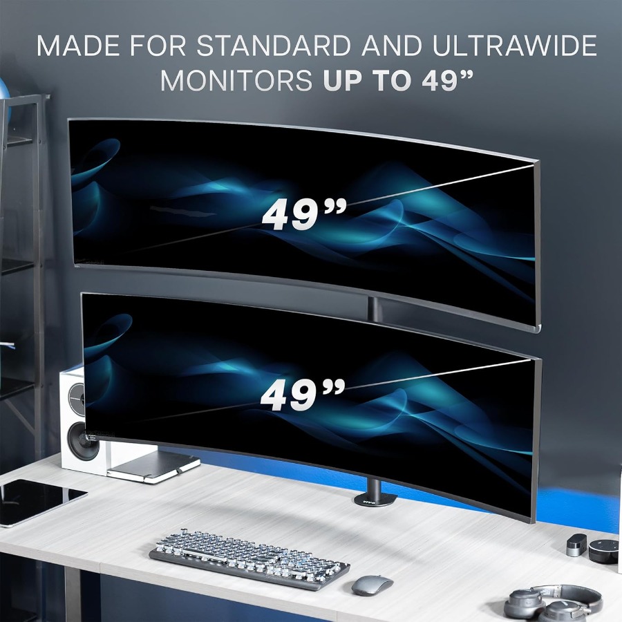 Dual Vertically Stacked UltraW - Desk Setup Dual Monitor のレビューと価格