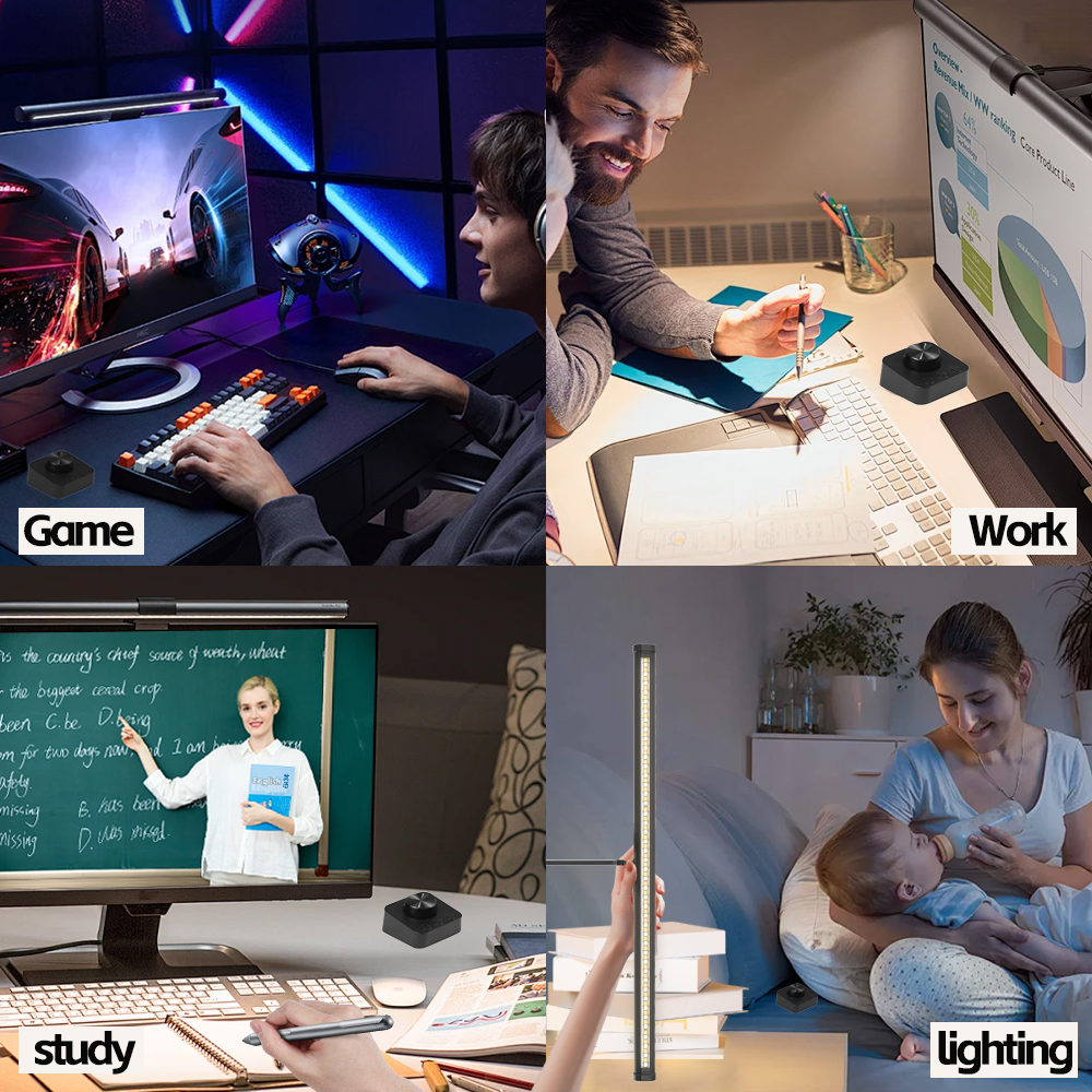 LED Eye-Care Desk Lamp Led Mon - Desk Setup Desk のレビューと価格
