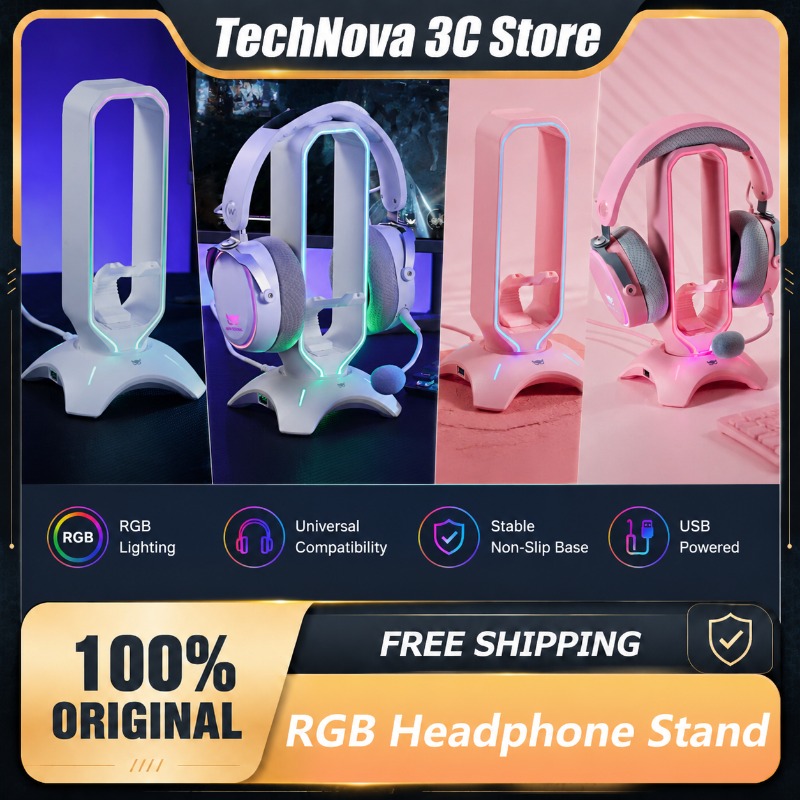 Waizowl RGB Headphone Stand Ga - Desk Setup Headphone Stand のレビューと価格